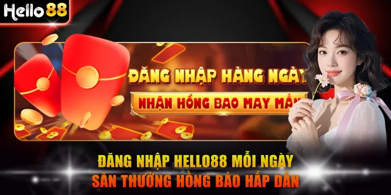 Đăng nhập Hello88 mỗi ngày săn thưởng hồng bảo hấp dẫn